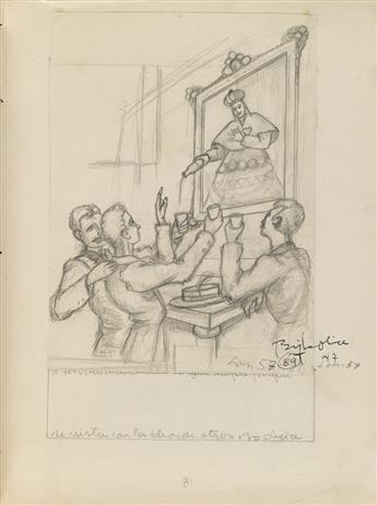 (MEXICAN ART / MOLINA, BENJAMIN; artist.) Romero, J. Rubén. La Vida Inútil de Pito Pérez.